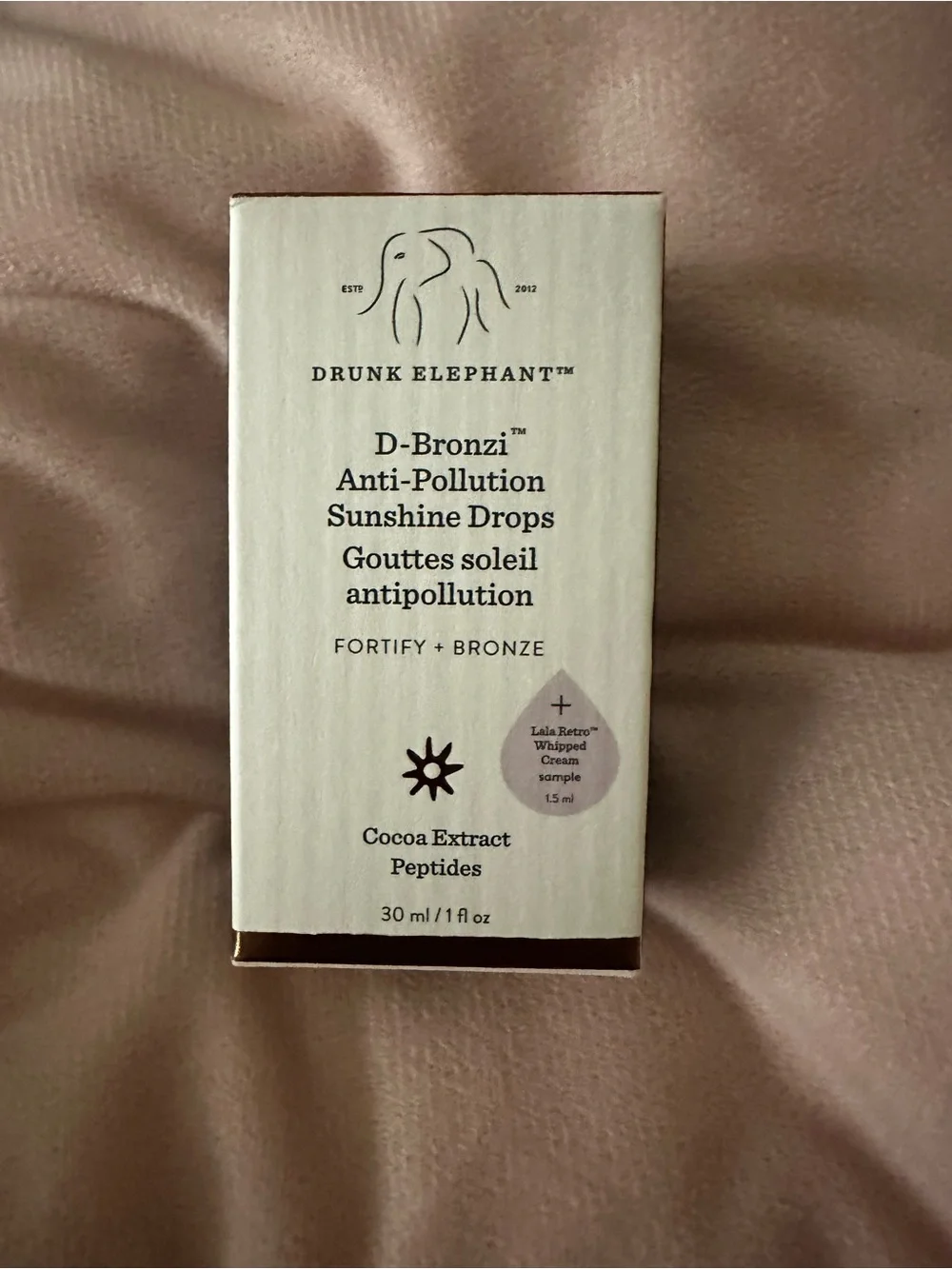 Drunk Elephant D-Bronzi Sunshine Drops - Gold and White
